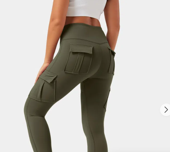 Pantalon cargo flare taille haute-Pantalon femme-PARIS FEMME