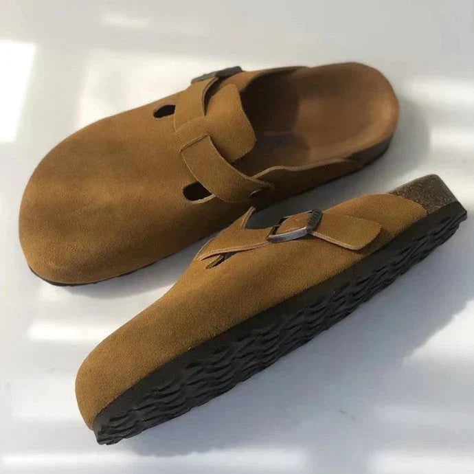 Sandales Boston cuir premium unisexe - style et confort-Chaussures-PARIS FEMME