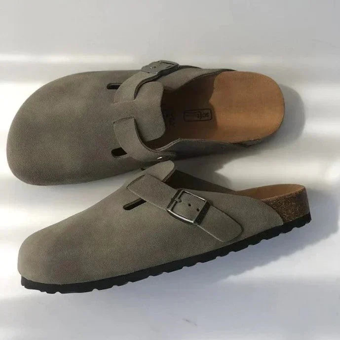 Sandales Boston cuir premium unisexe - style et confort-Chaussures-PARIS FEMME