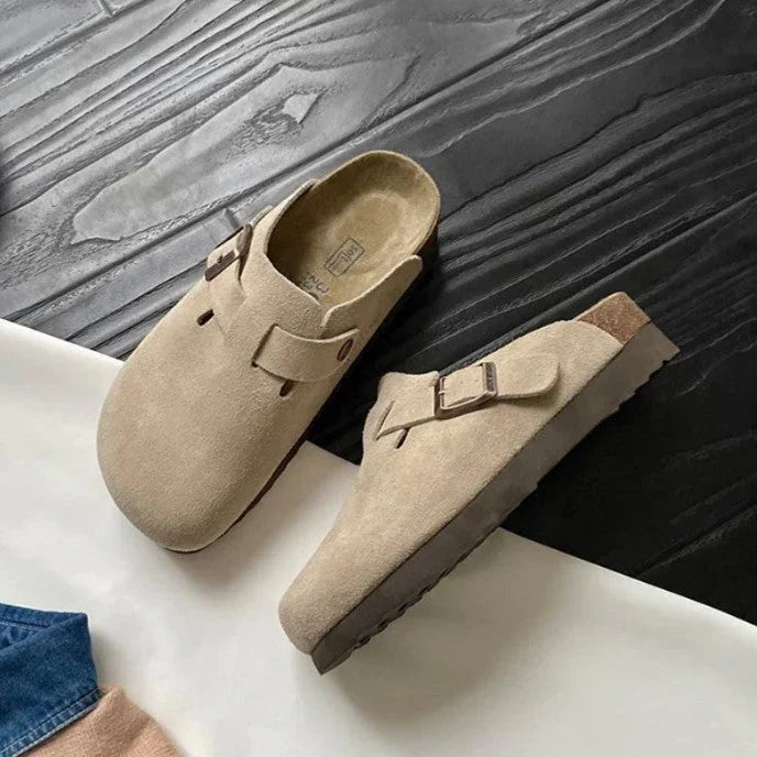Sandales Boston cuir premium unisexe - style et confort-Chaussures-PARIS FEMME