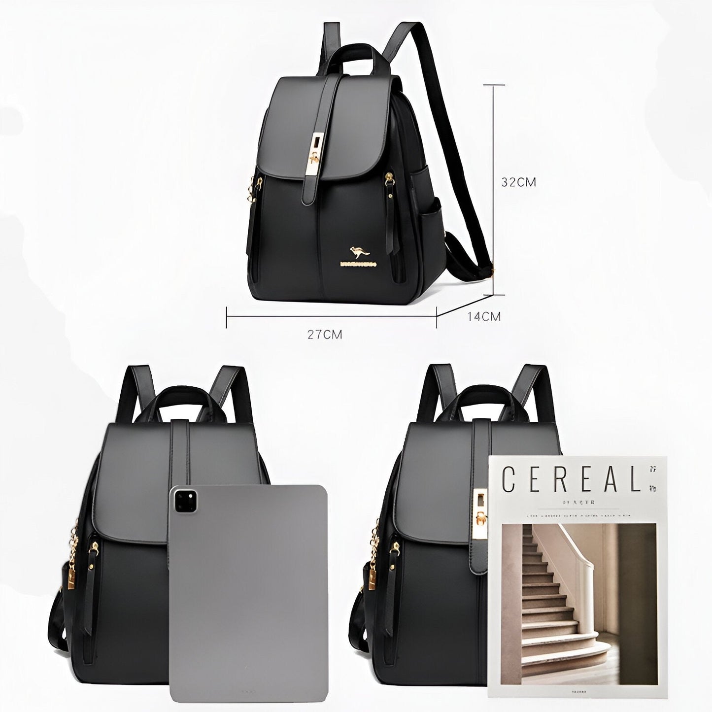Dana - Élégant sac à dos cuir - Idéal quotidien & voyages-sac à main-PARIS FEMME