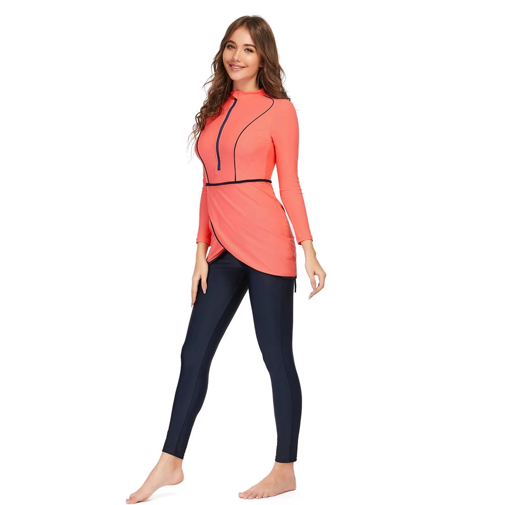 Ensemble Burkini de sport 3 pièces pour femmes Fashionste-Burkini-PARIS FEMME
