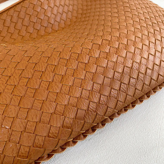Sac bandoulière cuir éco-tressé - Maria-sac à main-PARIS FEMME