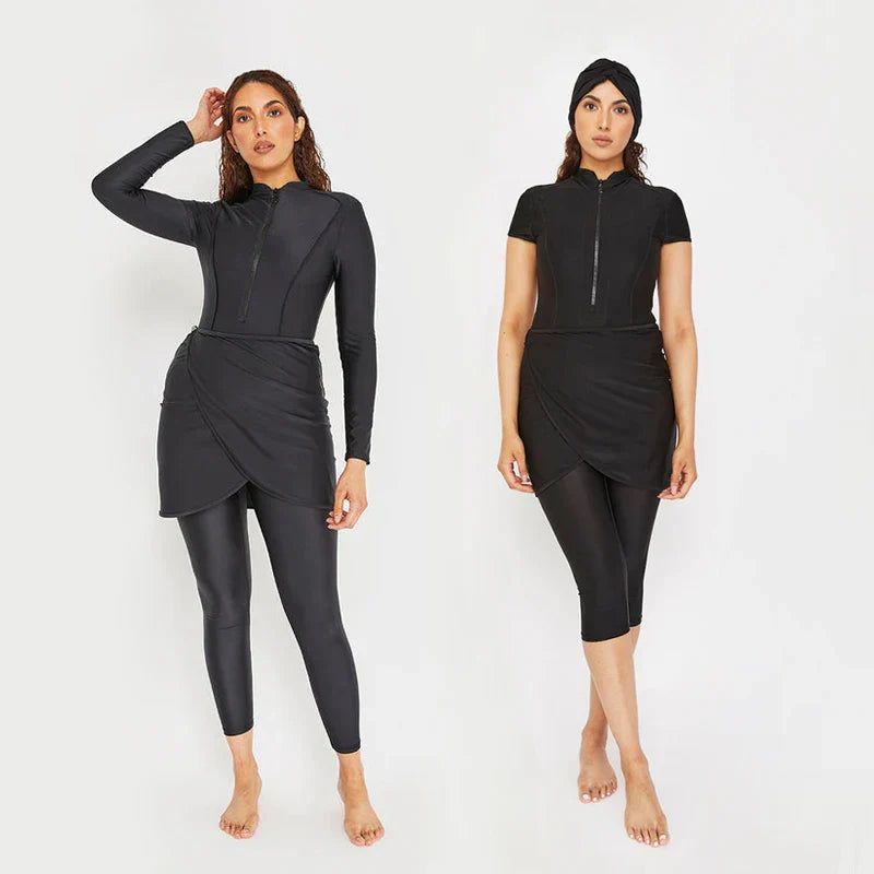 3 Pièces Modeste Burkini - Vêtements de Bain Islamiques-Burkini-PARIS FEMME