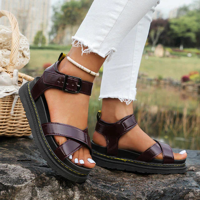 Sandales Orthopédiques - Sportives pour femmes-CHAUSSURES ORTHOPÉDIQUES-PARIS FEMME