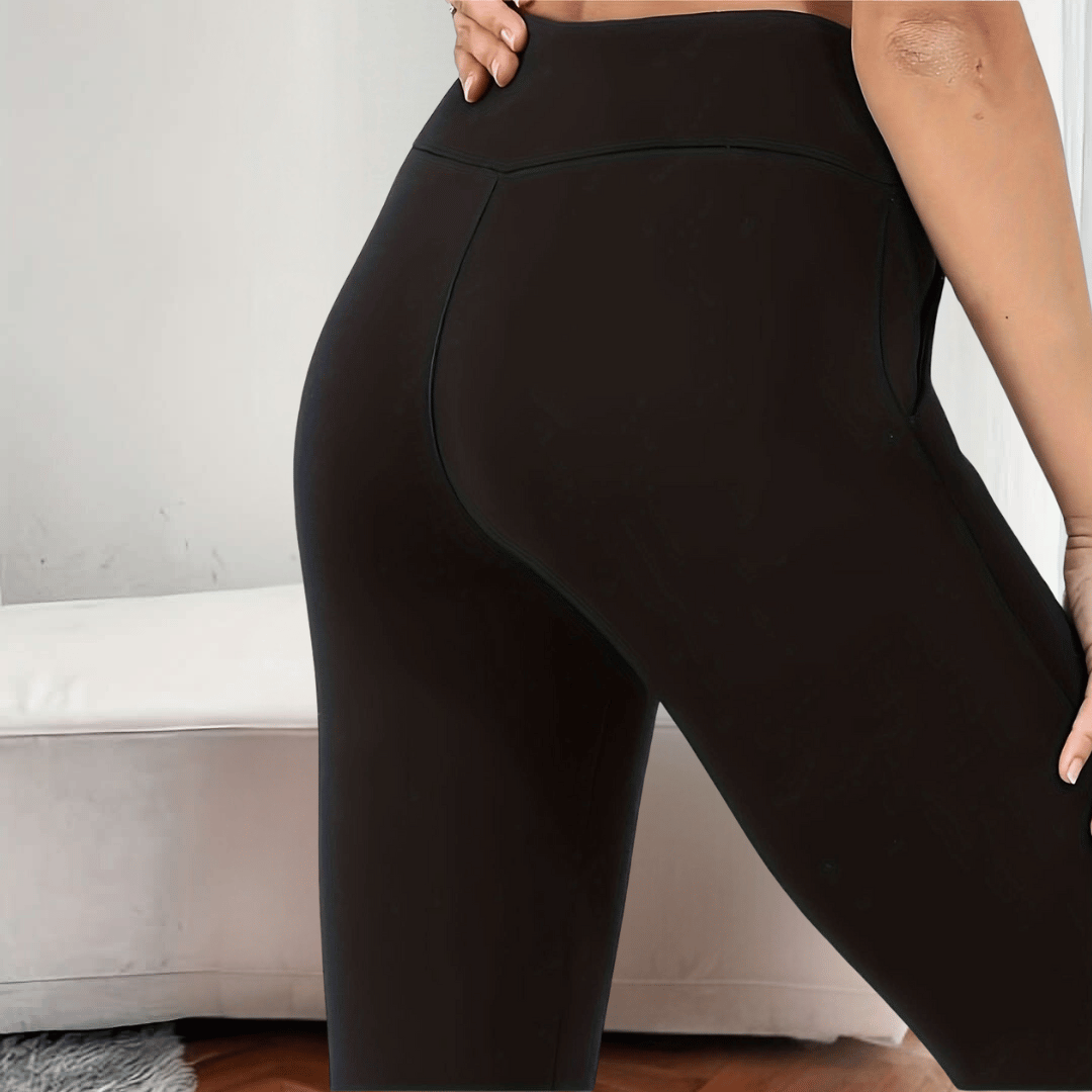 Larysa Pantalons Élastiques en Polaire-Pantalon femme-PARIS FEMME