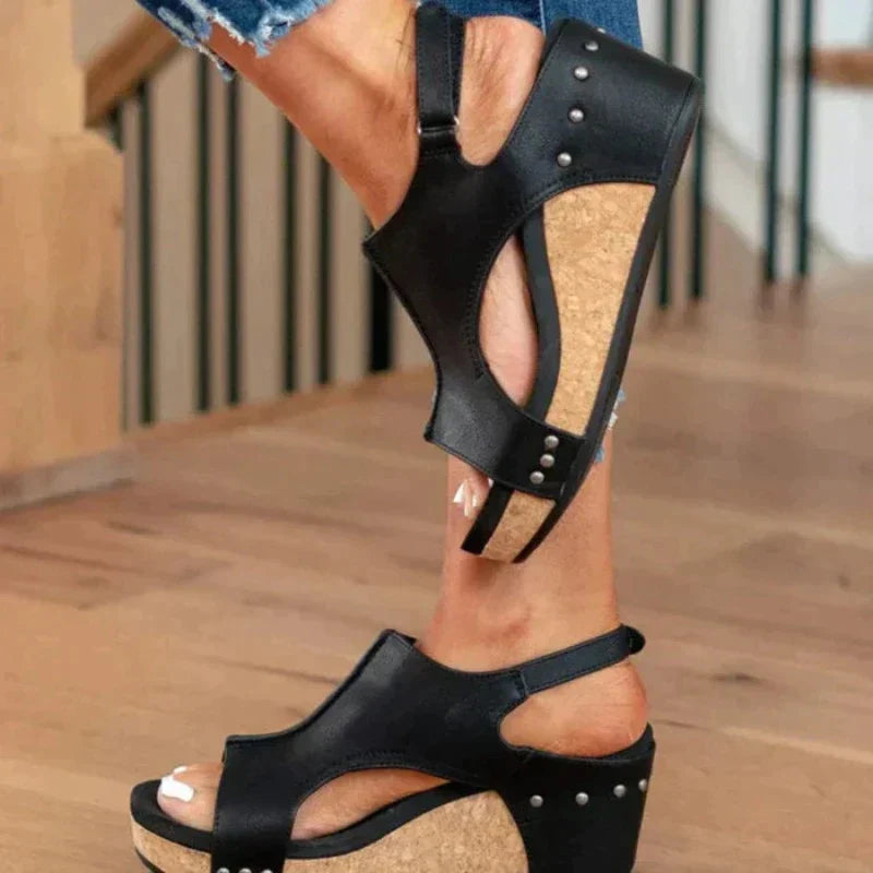 Vanessa - Chaussure orthopédique en cuir - Confortable-CHAUSSURES ORTHOPÉDIQUES-PARIS FEMME