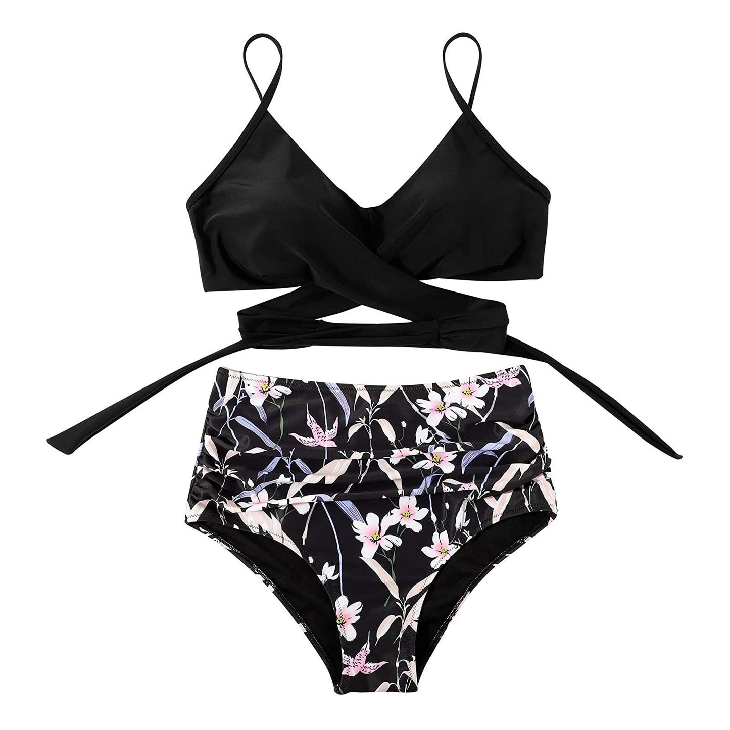 Vardi Dante™ - Belle Bikini - Taille Haute Coloré-Maillots de bain-PARIS FEMME