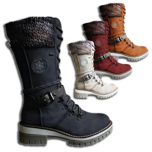 Bottes Hautes d'Hiver Femme - Chaud - Élégantes - Confortables-Chaussures-PARIS FEMME