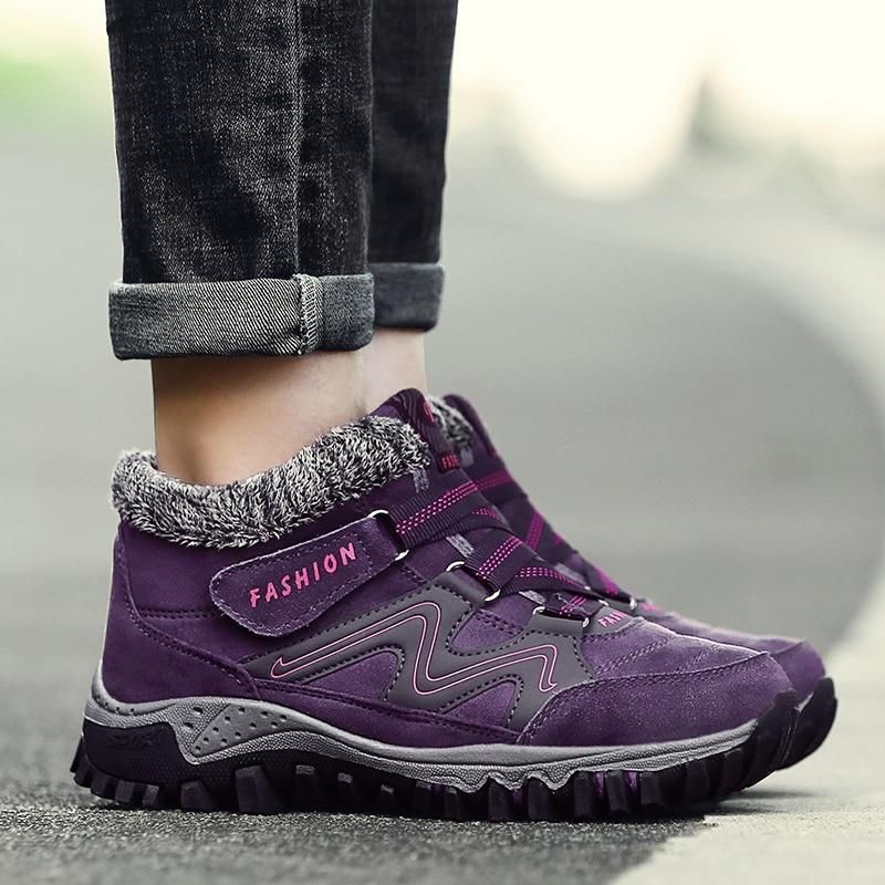 Bottes Antidérapantes Chaudes Confortables-CHAUSSURES ORTHOPÉDIQUES-PARIS FEMME