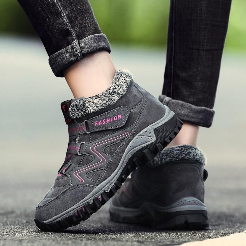 Bottes Antidérapantes Chaudes Confortables-CHAUSSURES ORTHOPÉDIQUES-PARIS FEMME