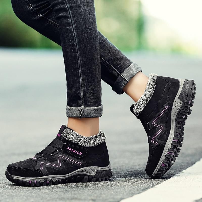 Bottes Antidérapantes Chaudes Confortables-CHAUSSURES ORTHOPÉDIQUES-PARIS FEMME