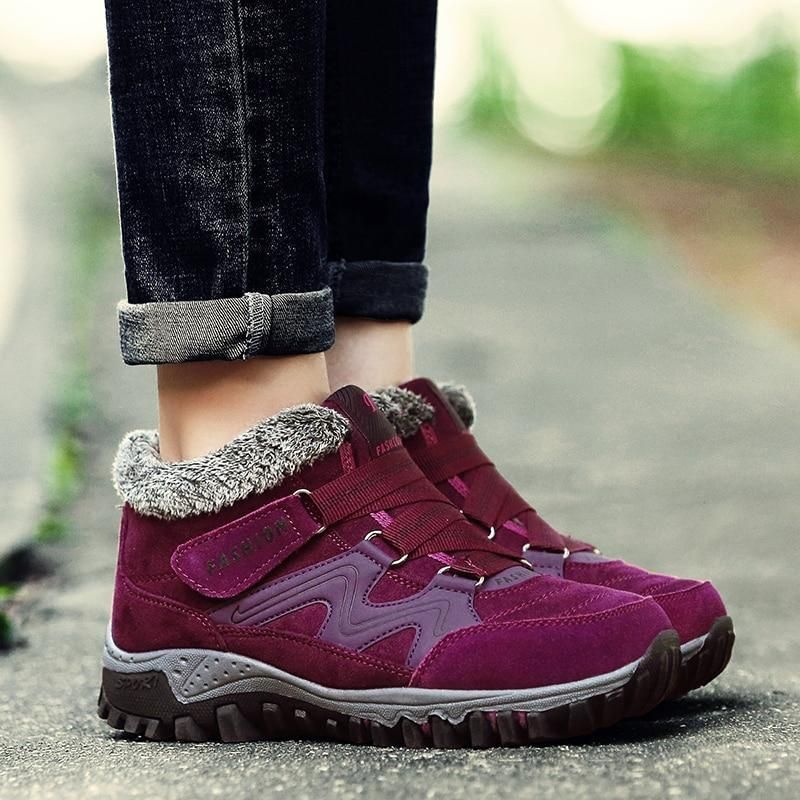 Bottes Antidérapantes Chaudes Confortables-CHAUSSURES ORTHOPÉDIQUES-PARIS FEMME