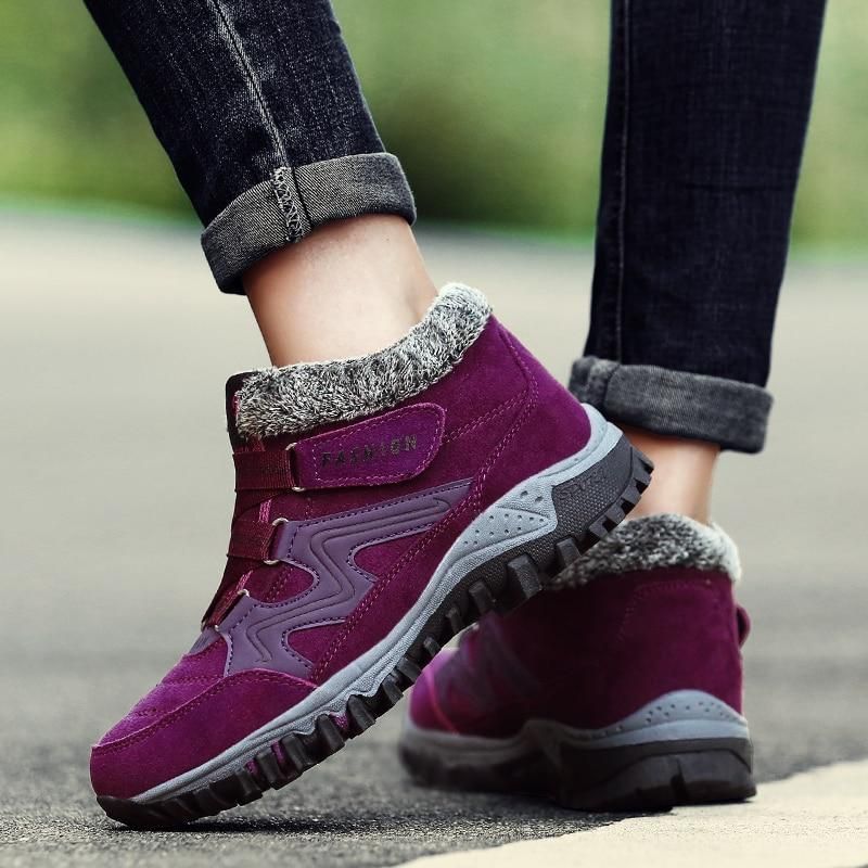 Bottes Antidérapantes Chaudes Confortables-CHAUSSURES ORTHOPÉDIQUES-PARIS FEMME