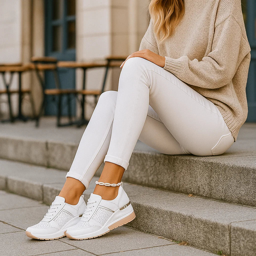 Lina – Dámské ortopedické boty s klínovou podrážkou