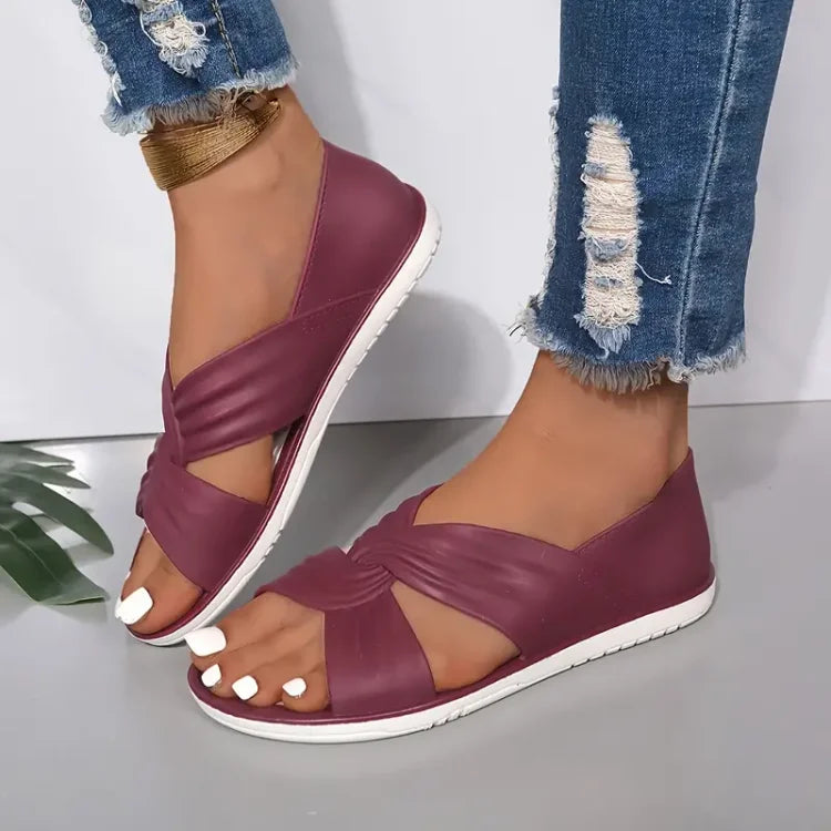 Rhea – Sandales pour femmes avec soutien de la voûte plantaire pour un usage quotidien confortable-Sandales-PARIS FEMME