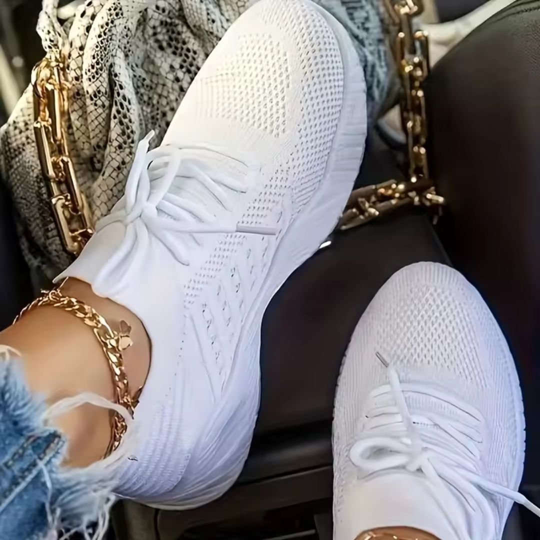 Baskets orthopédiques en maille pour femmes-CHAUSSURES ORTHOPÉDIQUES-PARIS FEMME
