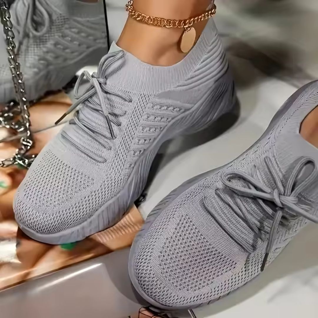 Baskets orthopédiques en maille pour femmes-CHAUSSURES ORTHOPÉDIQUES-PARIS FEMME