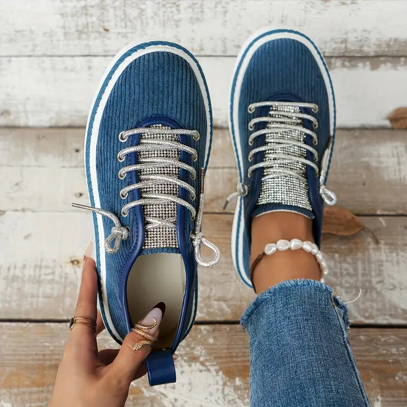 Baskets confortables femmes - Élastiques - Décontractées-Chaussures-PARIS FEMME