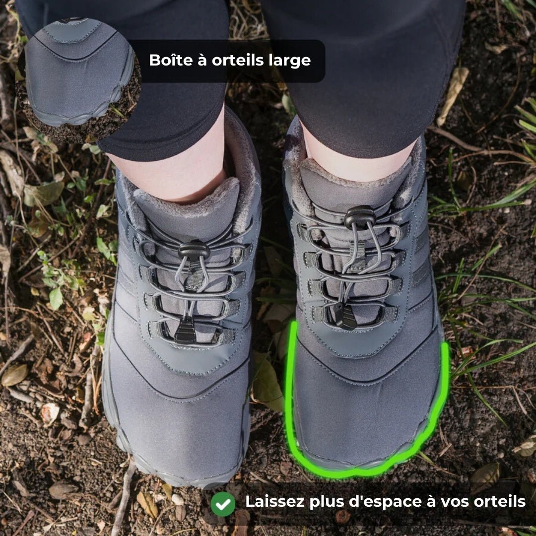 Chaussure Barefoot - Chaleur Hivernale-CHAUSSURES ORTHOPÉDIQUES-PARIS FEMME