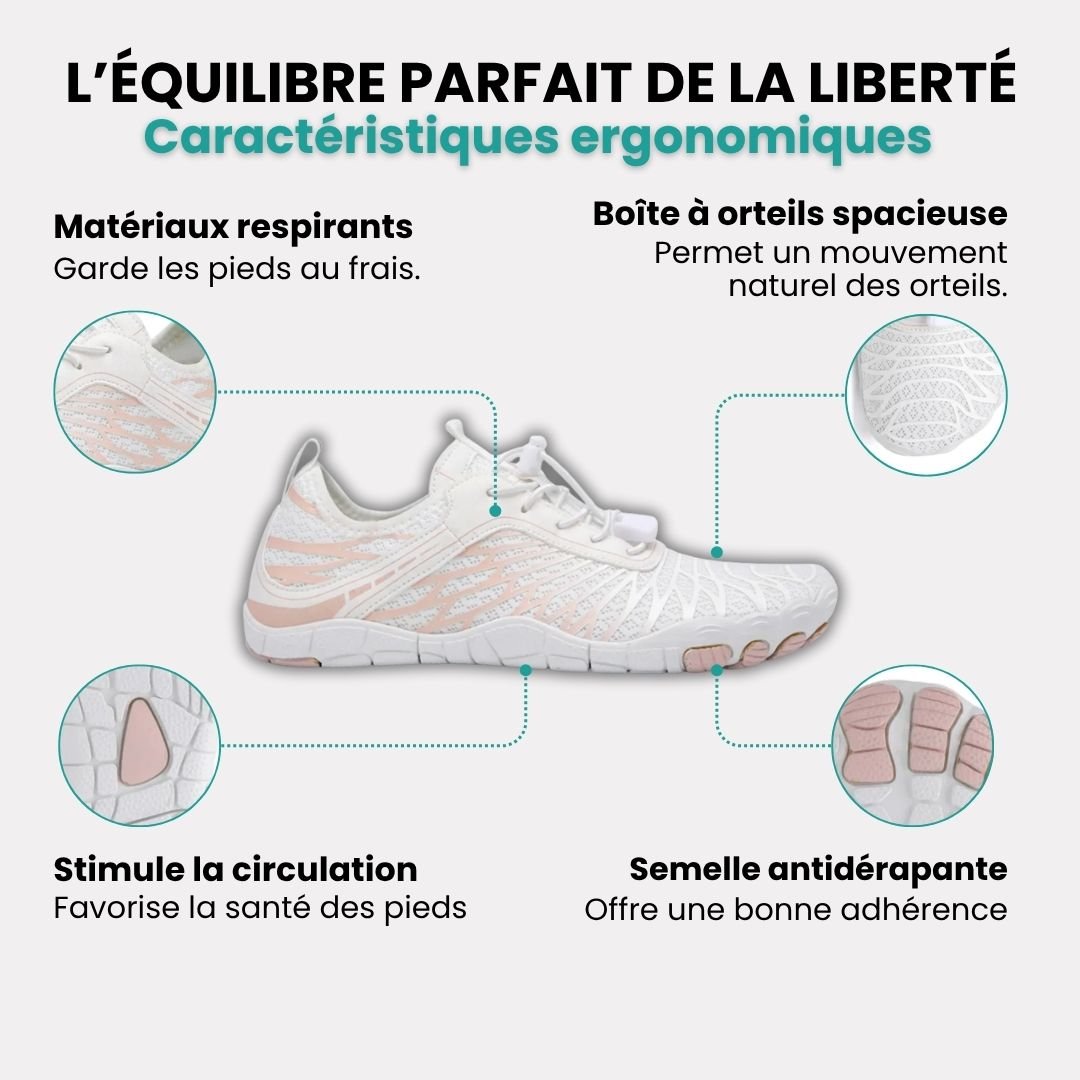 Chaussures Minimalistes Barefoot - Légèreté & Confort-CHAUSSURES ORTHOPÉDIQUES-PARIS FEMME