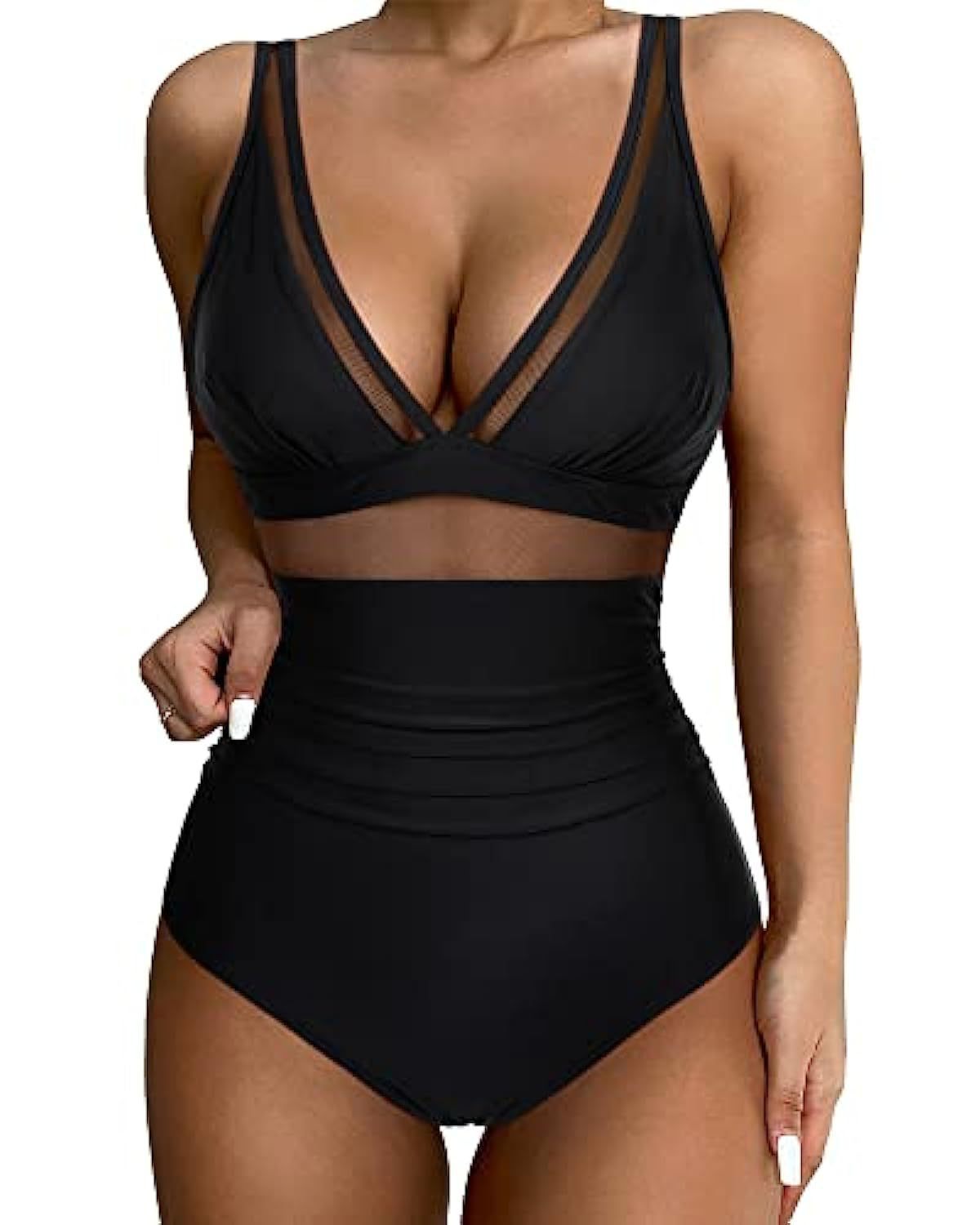 Juliet - Taille Haute Maillot de Bain - Élégance Aquatique-Maillots de bain-PARIS FEMME