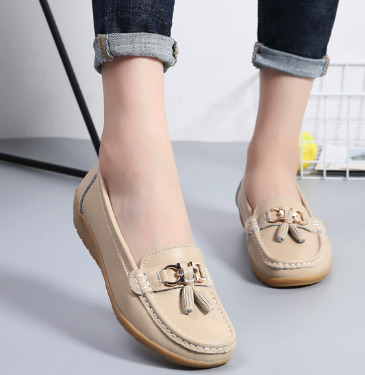 Mocassins en cuir pour femmes | Orthopédie-CHAUSSURES ORTHOPÉDIQUES-PARIS FEMME