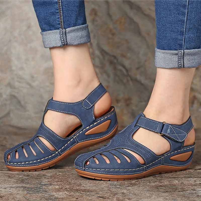Sandales de Marche pour Maintien optimal du Pied - Travail Casual-CHAUSSURES ORTHOPÉDIQUES-PARIS FEMME