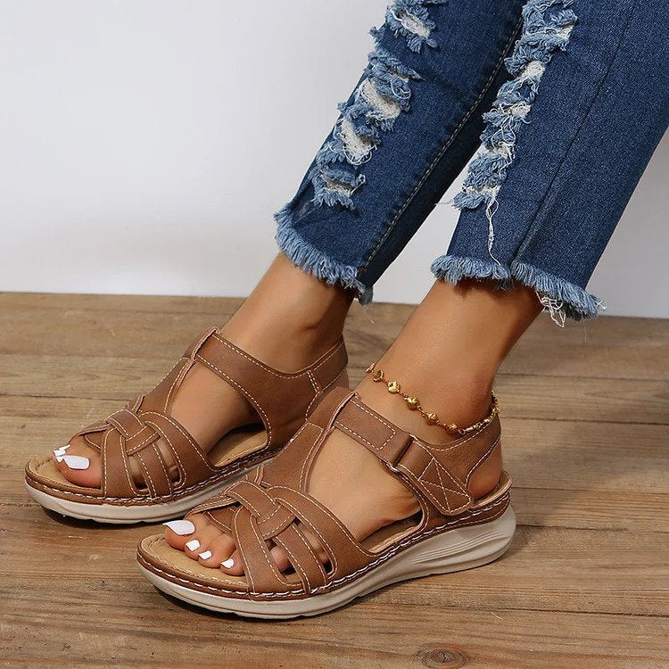Quennie Sandales vintage confortables-Sandales-PARIS FEMME