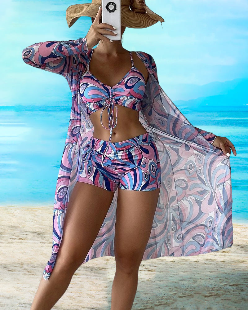 Ensemble bikini 3 pièces Amara - tendance - confortable-Maillots de bain-PARIS FEMME