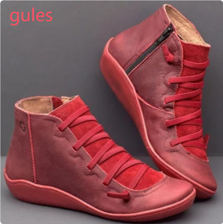 Botte plate décontractée pour femmes - Style chic - Confort optimal-Chaussures-PARIS FEMME