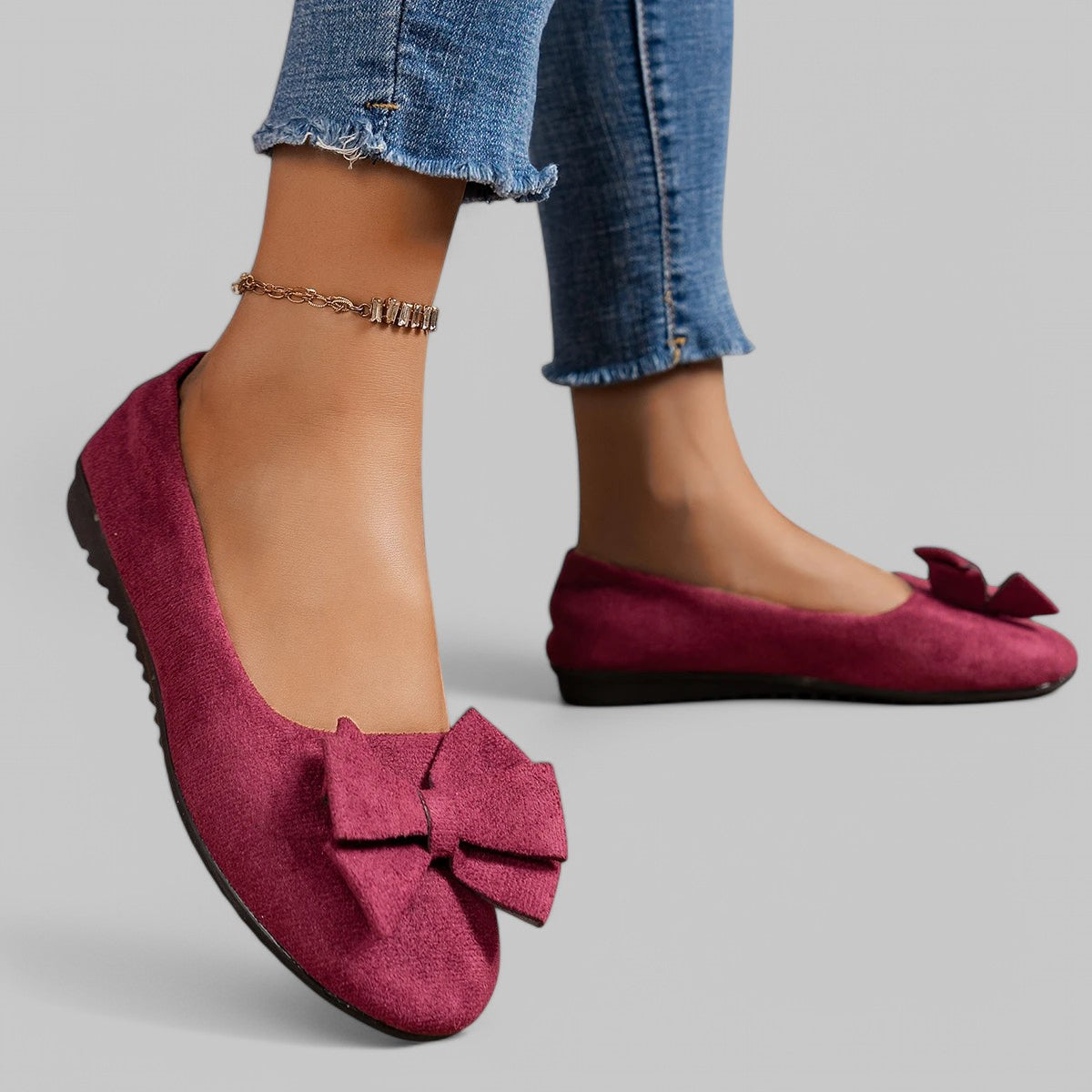 Mocassins confort femme Klyber avec nœud - Chic - Élégants-Chaussures-PARIS FEMME