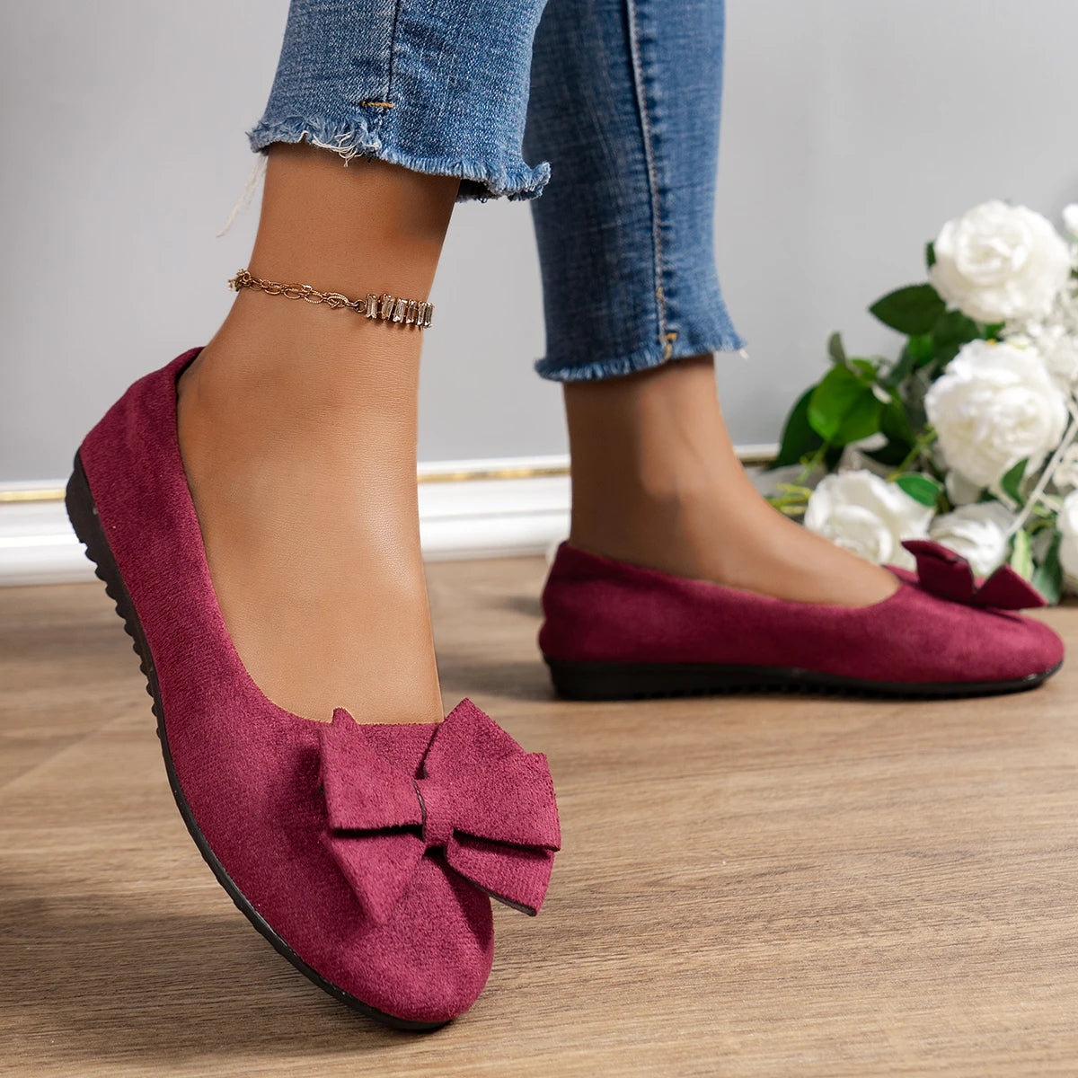 Mocassins confort femme Klyber avec nœud - Chic - Élégants-Chaussures-PARIS FEMME