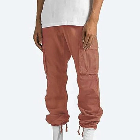 Pantalon Cargo Homme | Coupe Droite, Poches Multiples