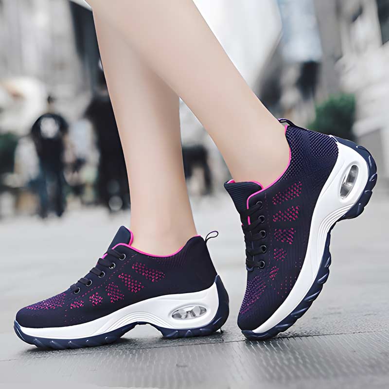 Baskets de Marche Anti-douleurs Légères - Travail Sport-CHAUSSURES ORTHOPÉDIQUES-PARIS FEMME