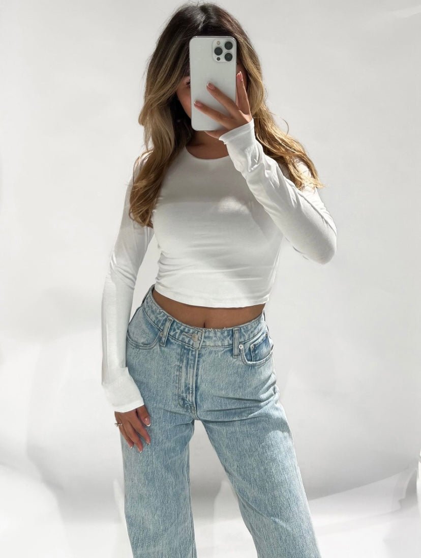 Leela Blanc - Haut de gamme - Confort élégant-Chemisier-PARIS FEMME