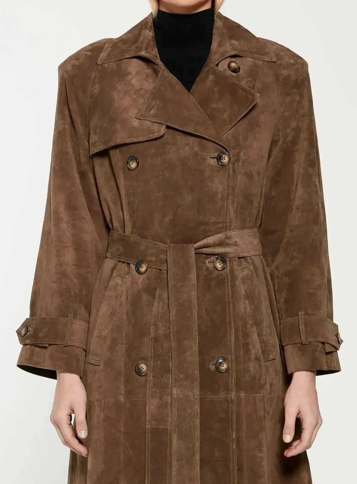 Bianca - Trench-coat en daim - Élégant et durable