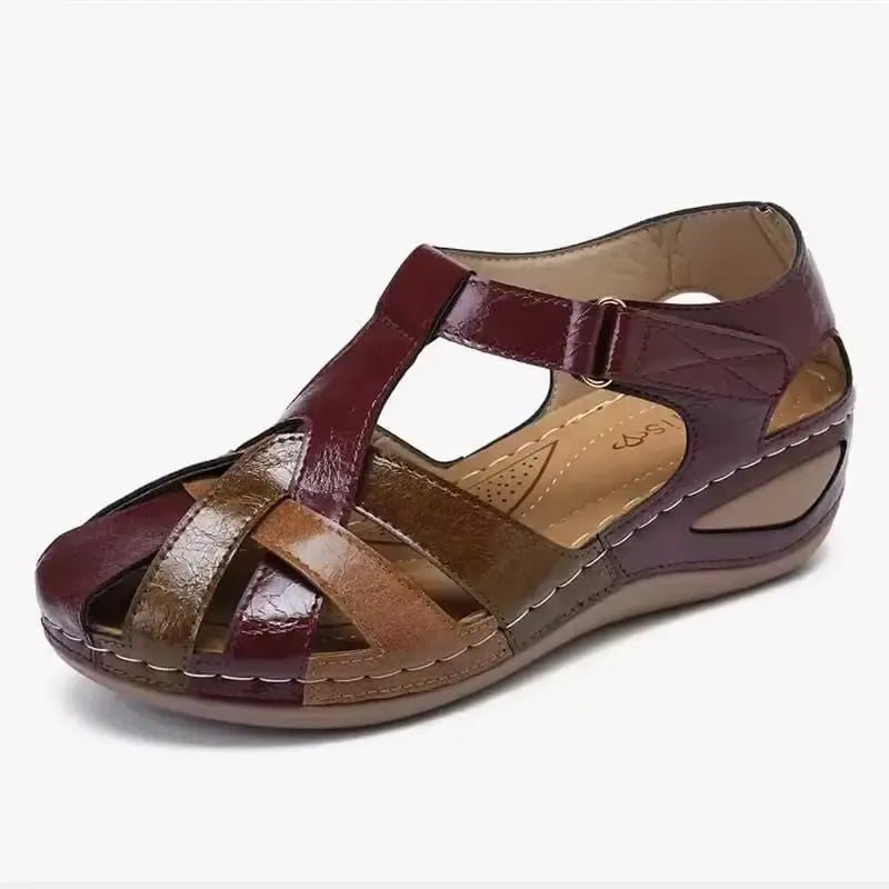 Sandales orthopédiques Vintage pour femmes | Confort-CHAUSSURES ORTHOPÉDIQUES-PARIS FEMME