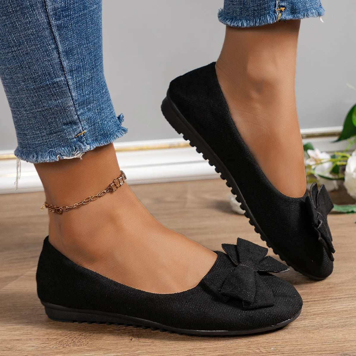 Mocassins confort femme Klyber avec nœud - Chic - Élégants-Chaussures-PARIS FEMME