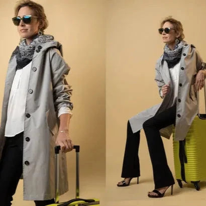 Trench-coat Simona Résistant à l'Eau - Élégant - Fonctionnel - Confortable