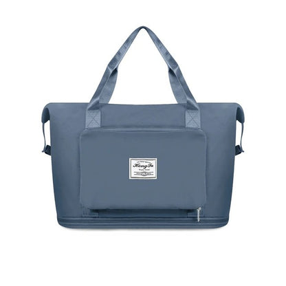 Sac de voyage | Pliable, extensible | Compartiment à chaussures, attachable aux bagages