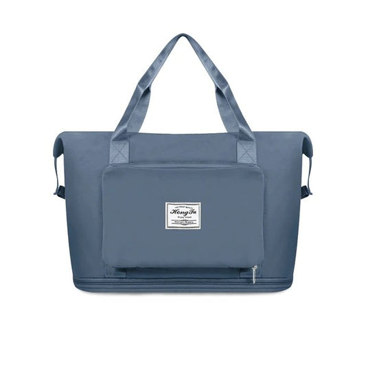 Sac de voyage | Pliable, extensible | Compartiment à chaussures, attachable aux bagages