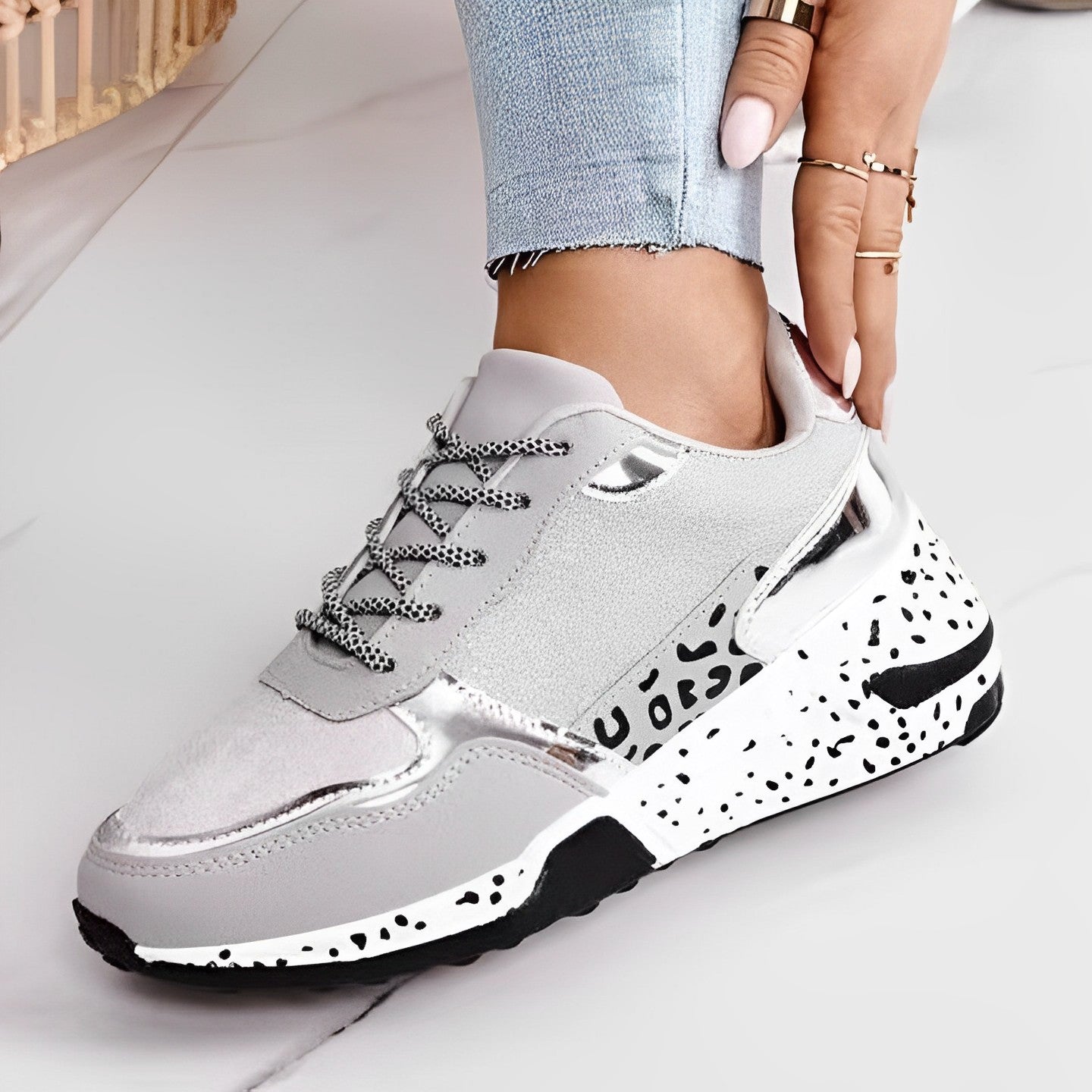 Baskets Orthopédiques Femmes - Confort - Élégance-Chaussures-PARIS FEMME