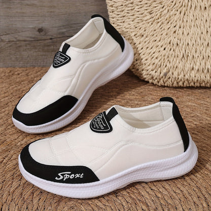 Women orthotic walking sneakers with arch support and cushioned sole