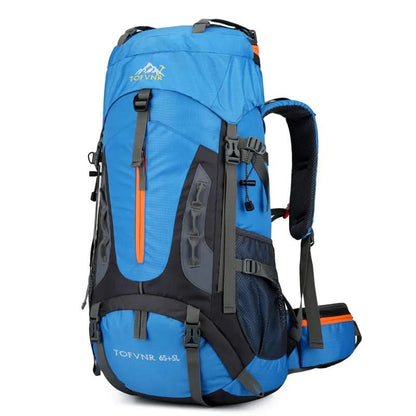 Sac à dos de randonnée 60L | Imperméable, ajustable | Pour la randonnée et les aventures
