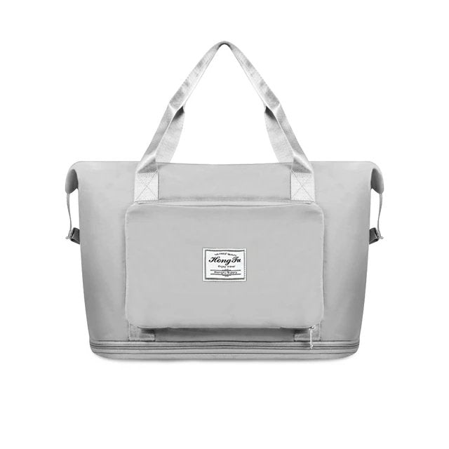 Sac de voyage | Pliable, extensible | Compartiment à chaussures, attachable aux bagages