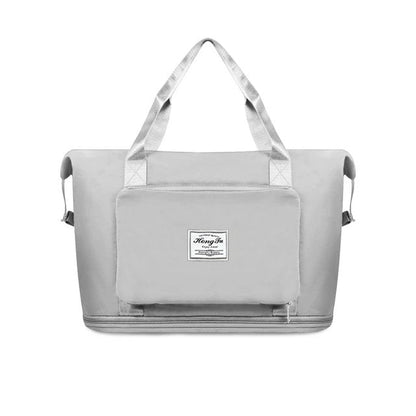 Sac de voyage | Pliable, extensible | Compartiment à chaussures, attachable aux bagages
