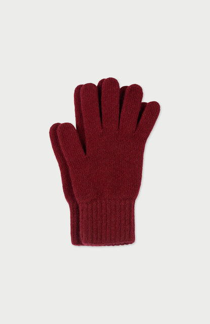 Gants femme cachemire 100% côtelés fabriqués en Grande-Bretagne