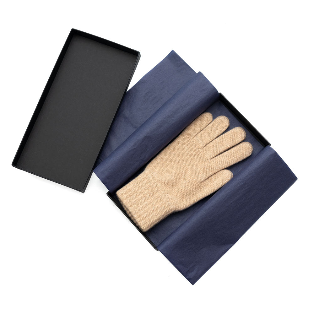 Gants femme cachemire 100% côtelés fabriqués en Grande-Bretagne
