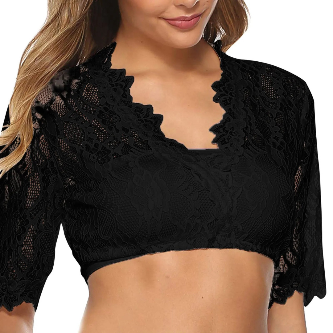 Blouse Dirndl pour femmes - Haute qualité - Mode Trachten - Parfaite pour Oktoberfest